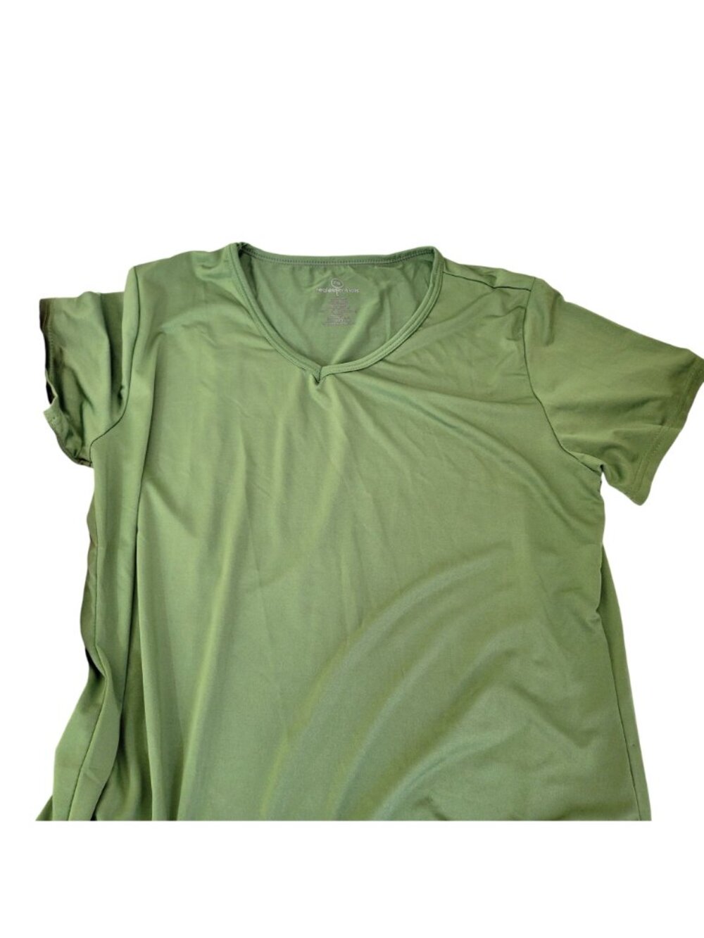 Real Essentials Women's V-Neck T-Shirt 5-Pack Assorted Colors Lightweight Size L - Picture 3 of 5